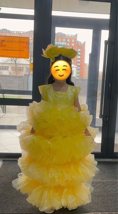 Платье из пакетиков