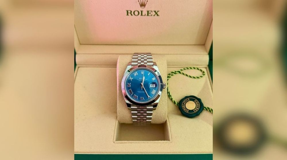 Rolex Datejust 41 Albastru Roman