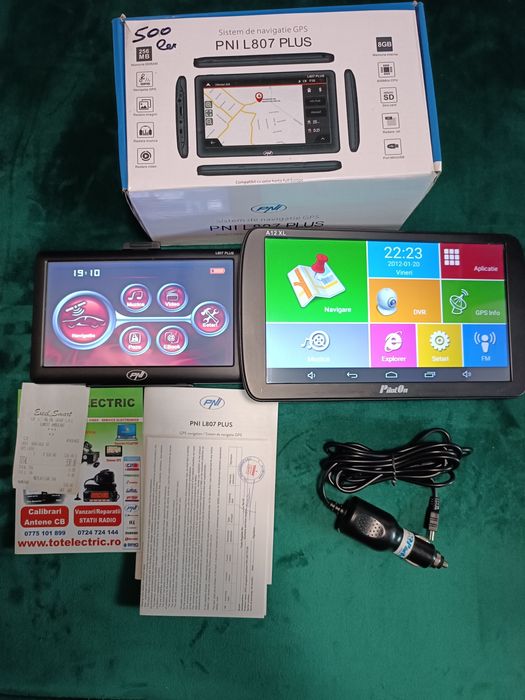 GPS Pilot 12xl / PNI L807 Plus 2GB RAM,16 GB memory