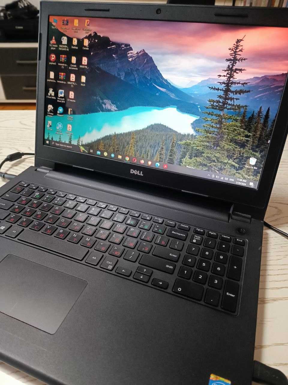 Ноутбук Dell Inspiron 15 3000 Notebook Laptop DDR 8gb, SSD 128gb, i3