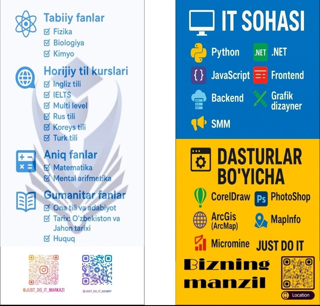 Darslar boshlandi SHOSHILING!