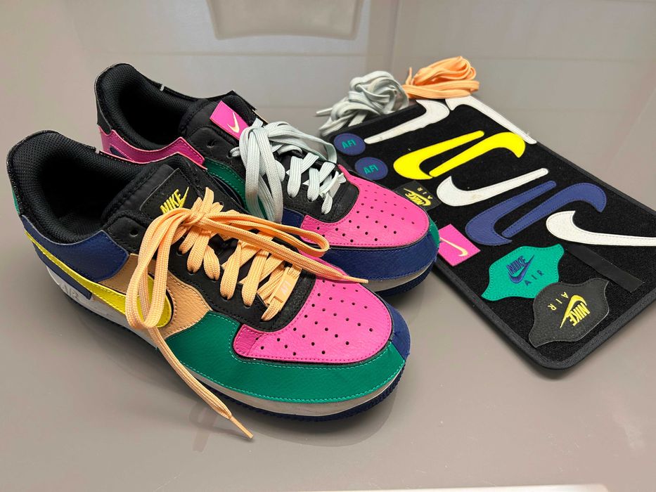 Nike Air Force 1/1 Black Multi-Color, номер 42.5