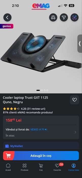 Cooler Laptop Trust
