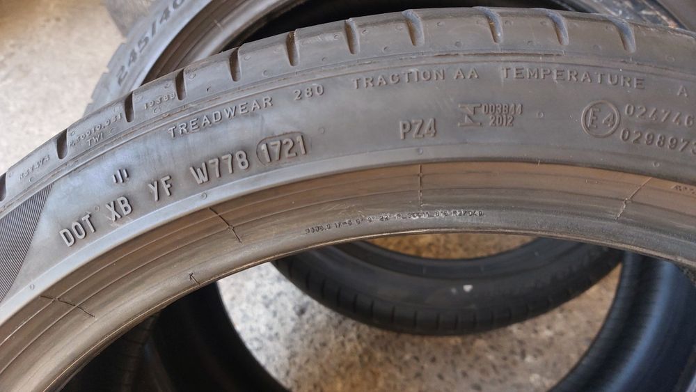 Летни гуми 245/40/21 Pirelli P Zero PZ4 4 броя