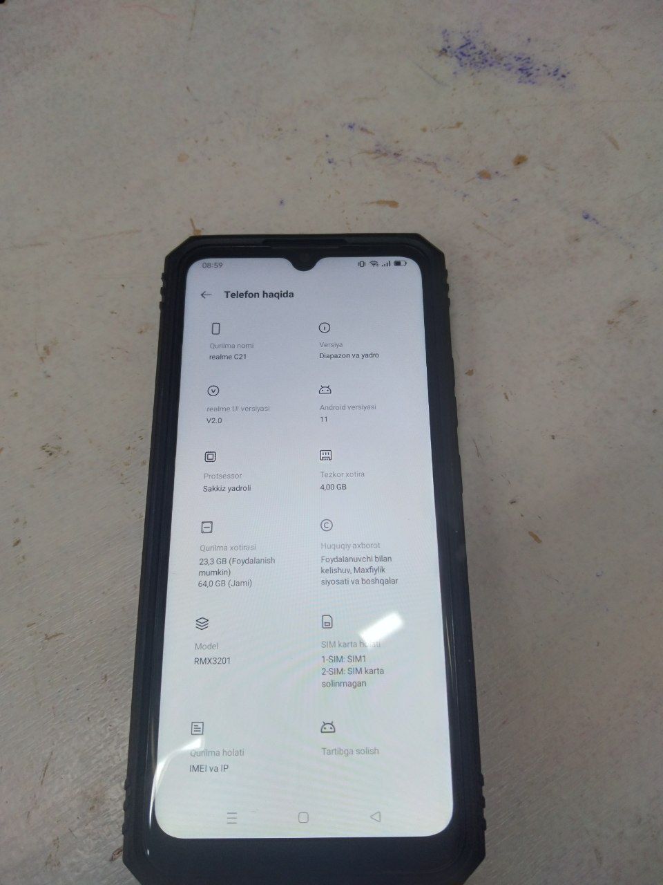 Realme C21 RMX3201