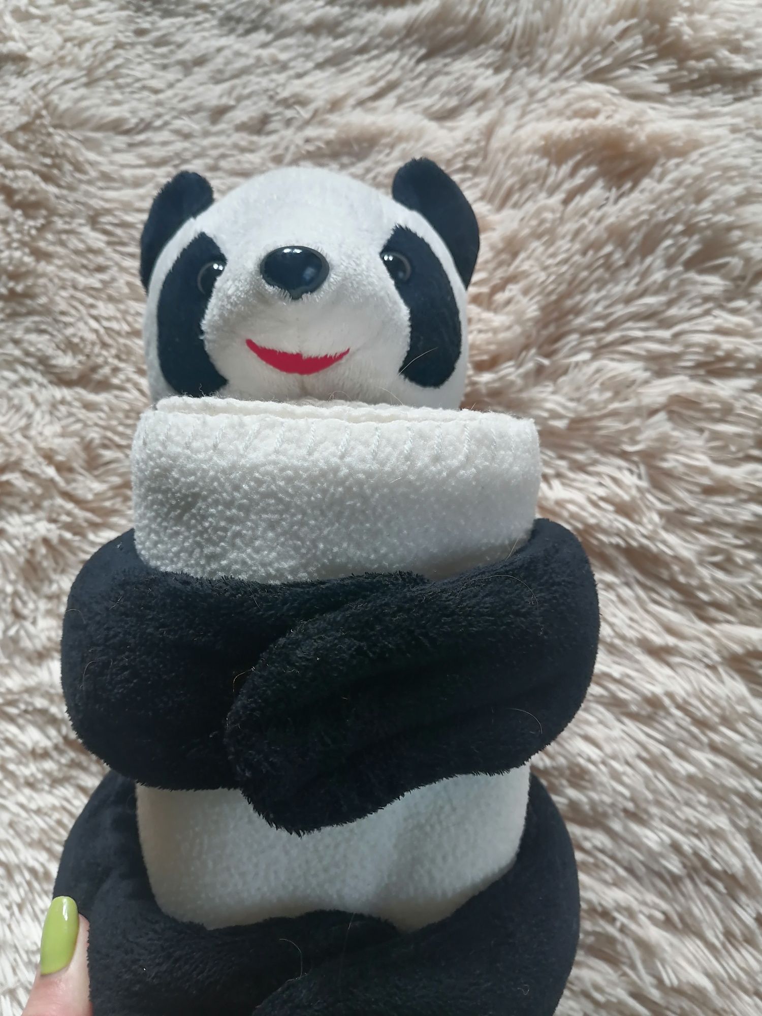 Мече панда с одеалце