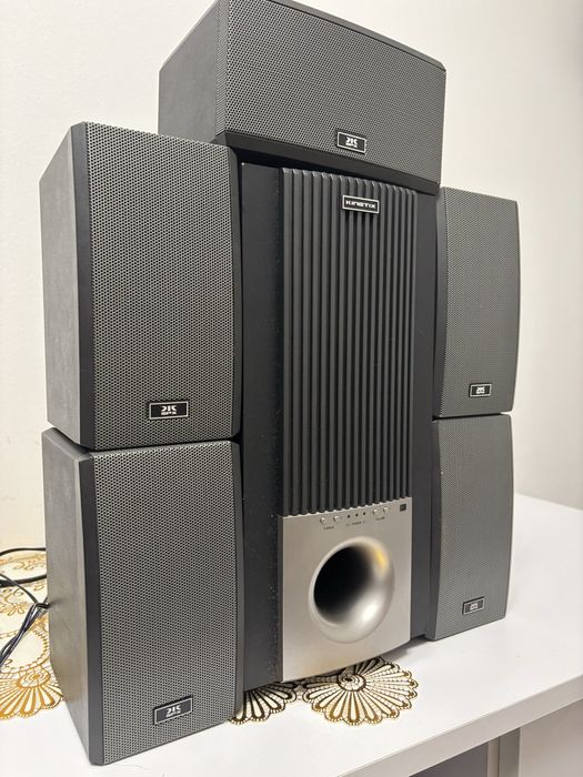 Sistem audio Kinetix 5.1, 45W RMS, lemn