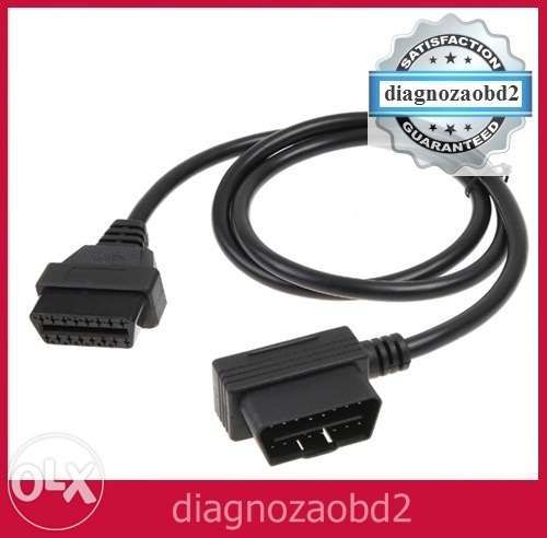 Cablu adaptor tester diagnoza auto OBD2 mama tata , lungime 1m 5m 10m