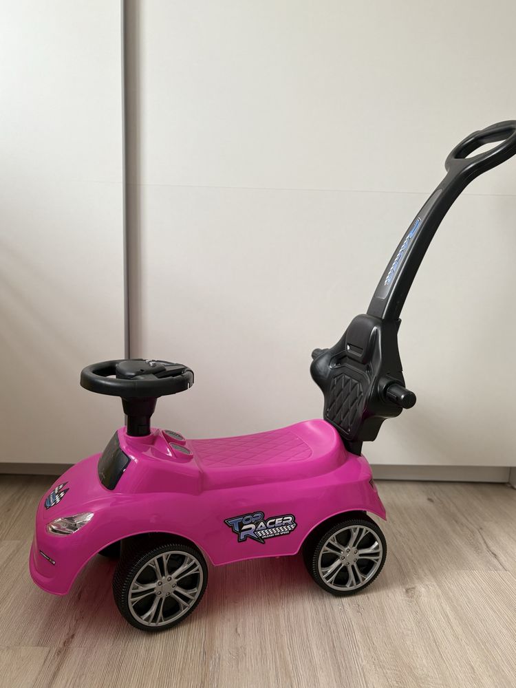 Chipolino Кола за яздене с дръжка Турбо розова
