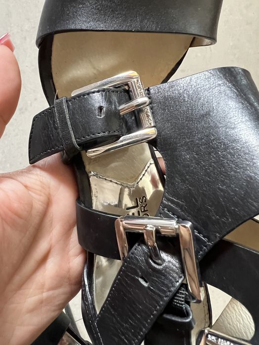 Michael Kors Lucinda черни сандали на ток