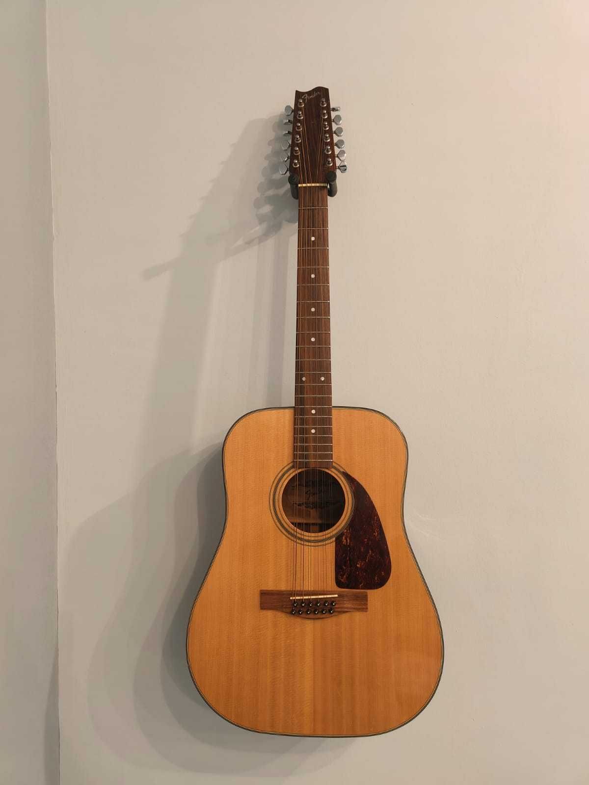 Chitara electro acustică Doublesix Fender F-310-12. Japonia anul 1980