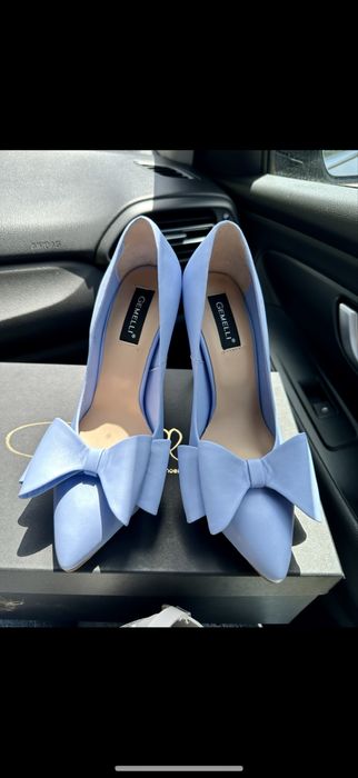 Pantofi stiletto din piele, marca Gemelli