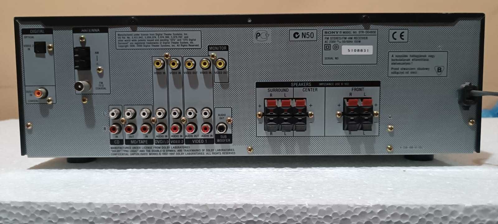 Amplituner Sony model: STR-DE485E. in stare buna!