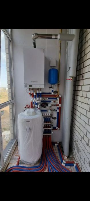 Монтаж отопления/ водопровода/канализации.