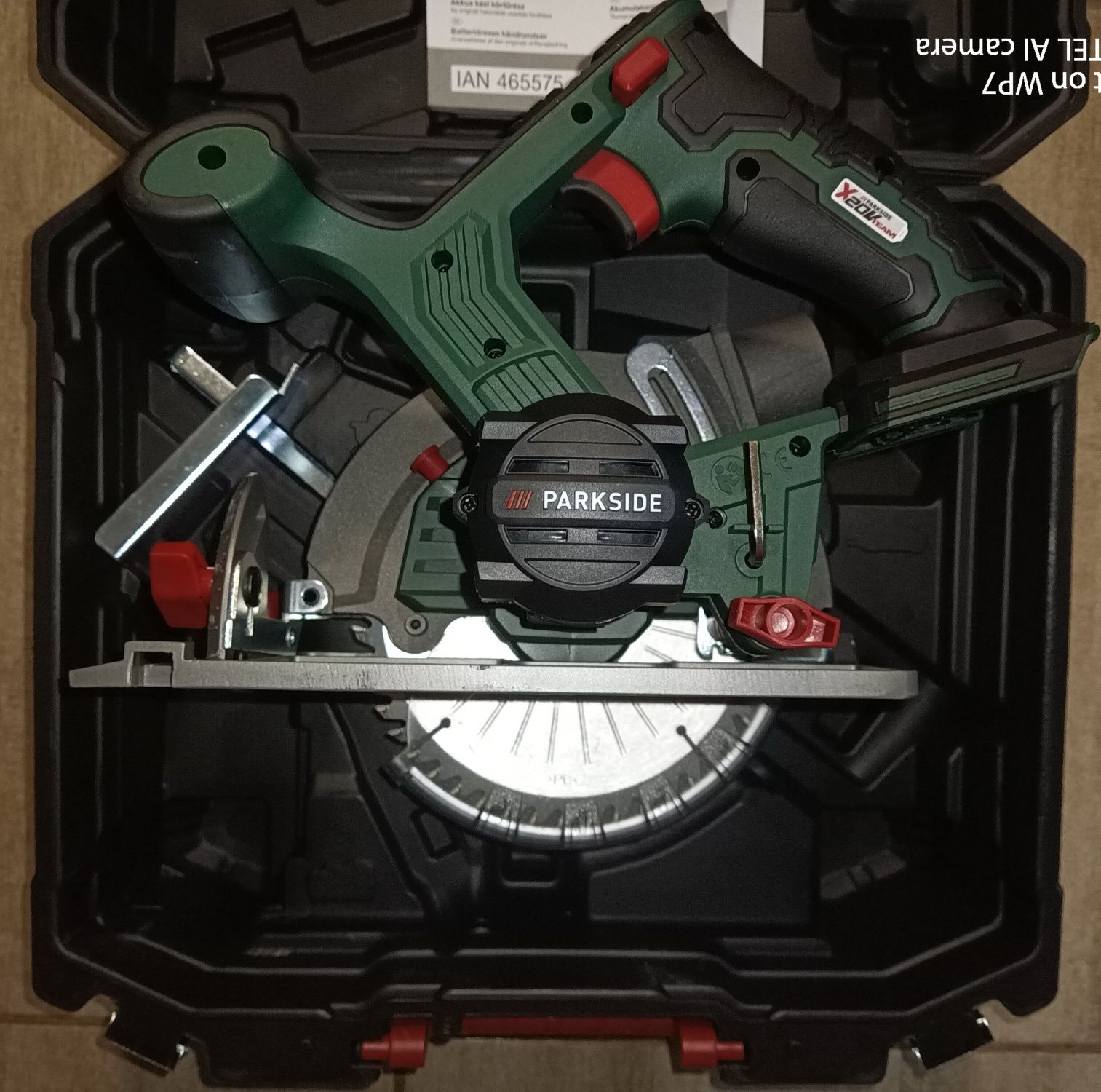 Parkside ferastrau circular C4 fierastrau cu disc bateri 20V 8A 4A 12A
