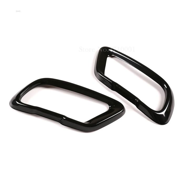 Set tips toba esapament ornament negru lucios Bmw X5 X6 X7 G05 G06 G07