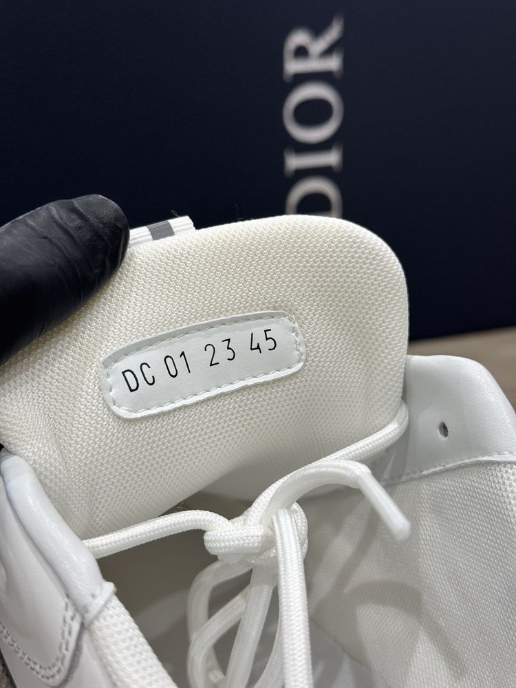 Dior B22 White Silver