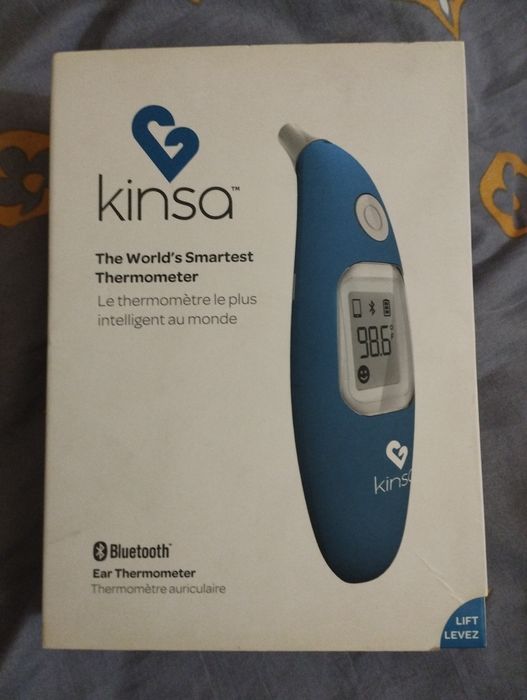 Продаётся умный ушной термометр Kinsa Smart Ear.