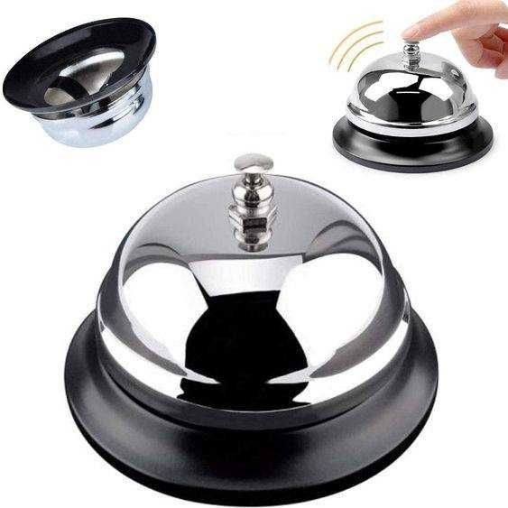 Reception uchun qo‘yilgan kichik qo'ng'iroqcha.