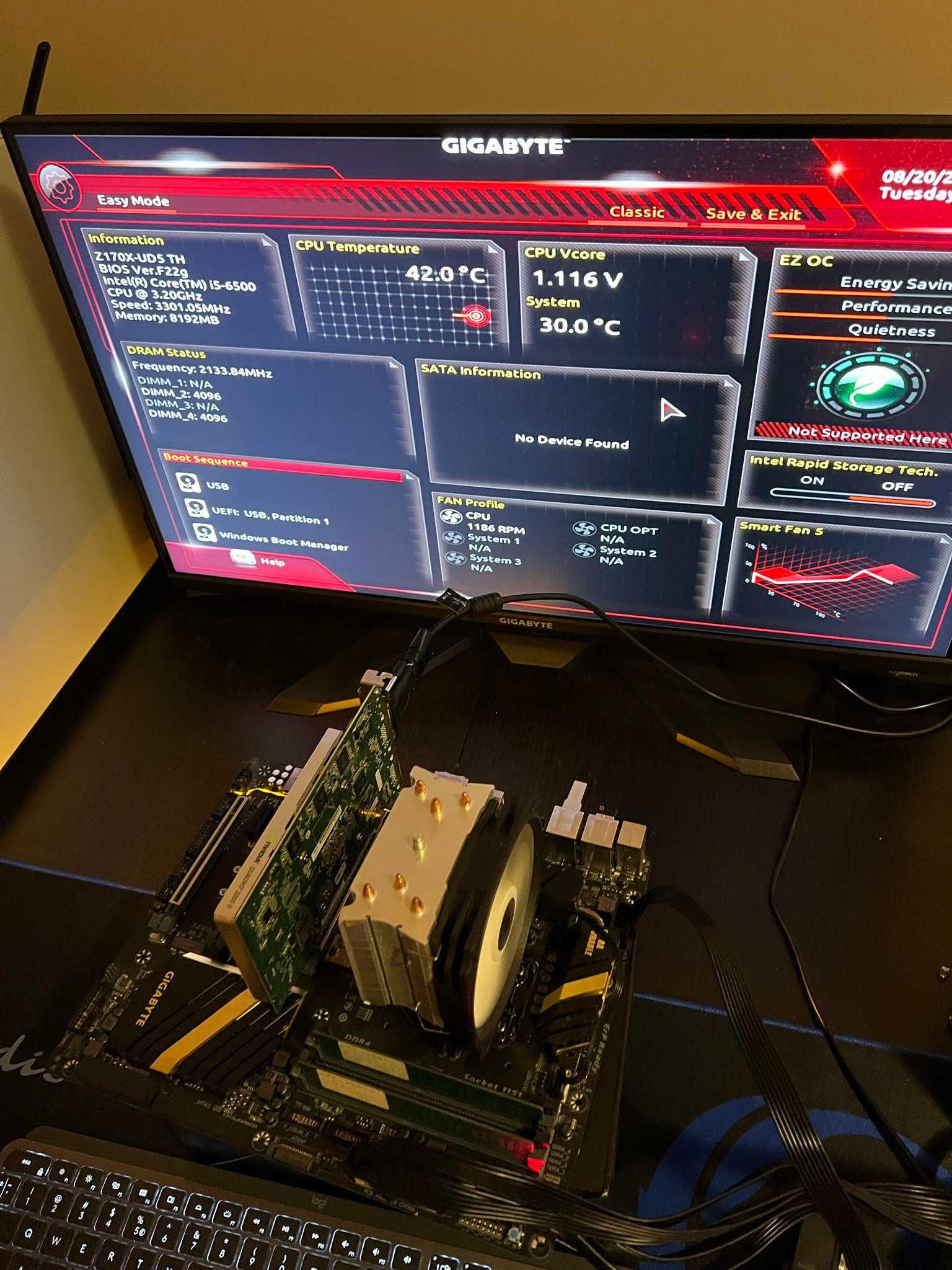 Дъно Дънна платка GIGABYTE GA-Z170X-UD5 TH 1151 DDR4 до 64GB OVERCLOCK