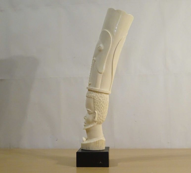 Statueta africana veche tribala, sculptata manual - UNICAT