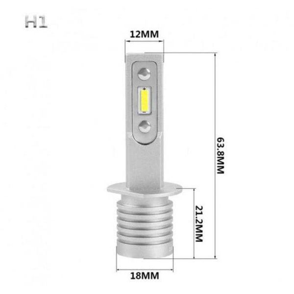 V9 Диодни крушки H1, 13W, 1500 lm, 2V-24V, без вентилатор
