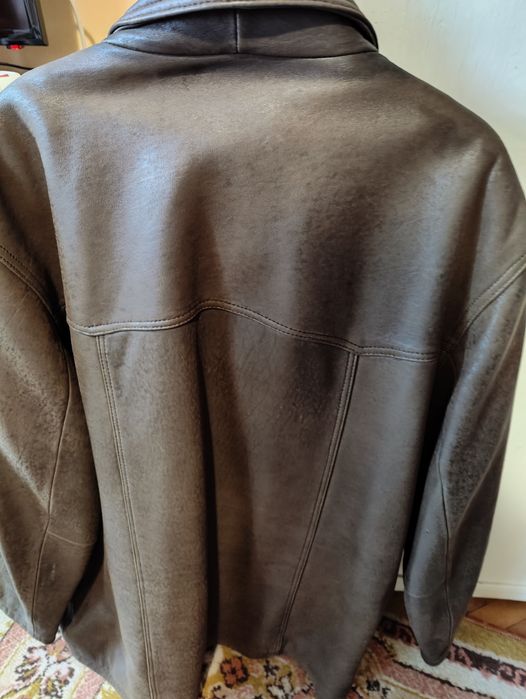 Geaca de piele nabuc