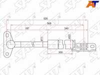 Амортизатор крышки багажника Toyota Harrier