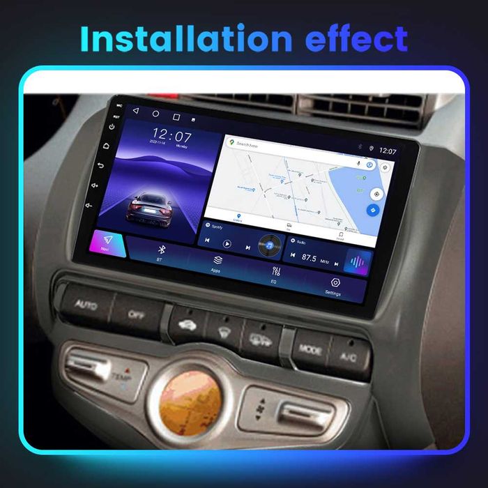 NAVIGATIE Android 14 Honda Jazz CITY 2002-2008 1/8 Gb CarPlay +CAMERA