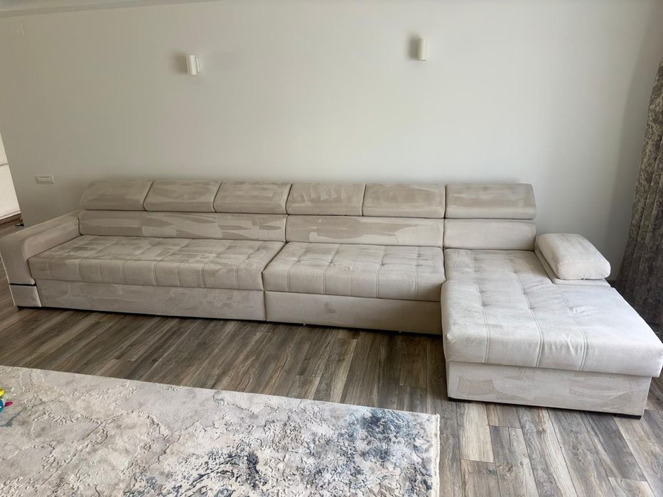 Canapea colțar extensibil 4,5metri lungime