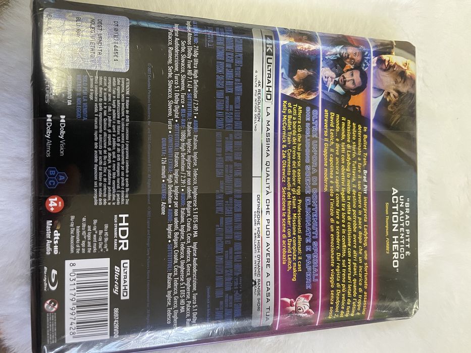 Blu-ray Bullet Train 4K+2D steelbook