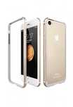 Bumper aluminiu + cauciuc pentru IPhone 6, 7, 8 SE 2020