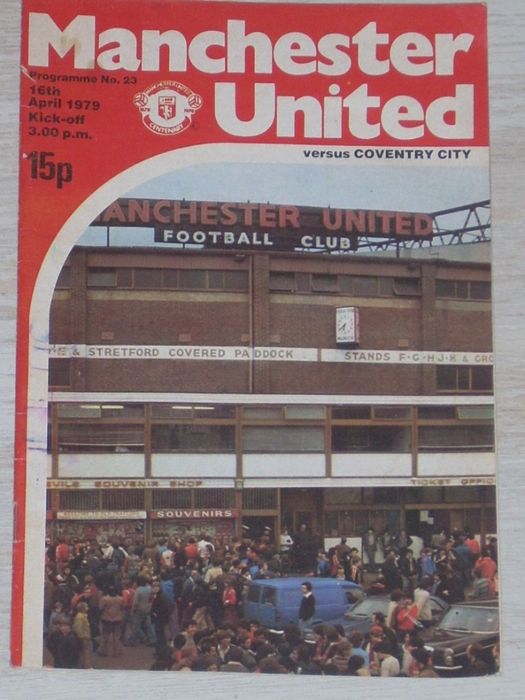 Манчестър Юнайтед оригинални английски футболни програми 1975/76-1980