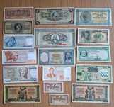 Colecție de bancnote vechi din Grecia - 17 bucăți