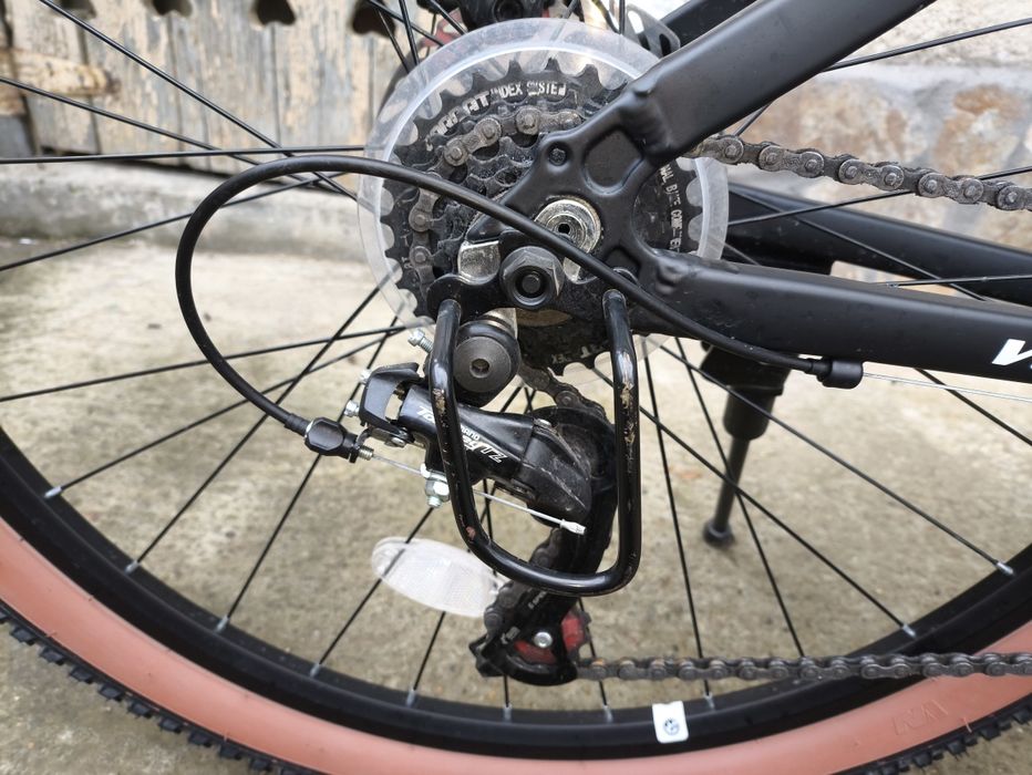 Bicicleta MTB-HT Velors Venus 2.7 V27302G 27,5", Negru/Alb/Albastru