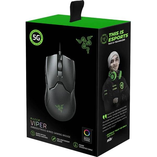 Mouse Gaming Razer Viper RZ01-02550100-R3M1 16k dpi sigiat NOU