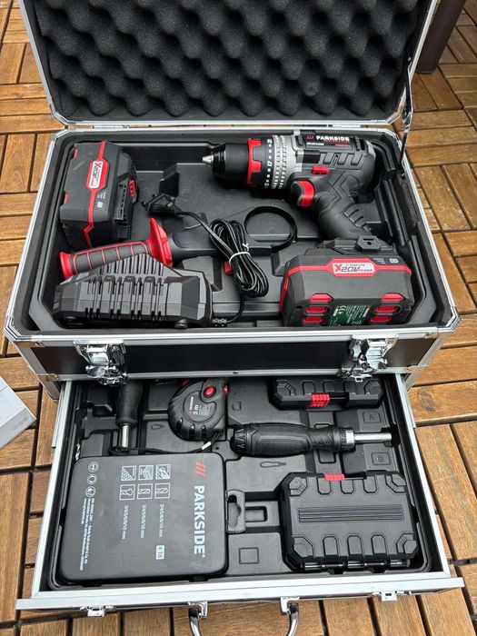 К-т бормашина PARKSIDE Performance 2 бр. 4Ah