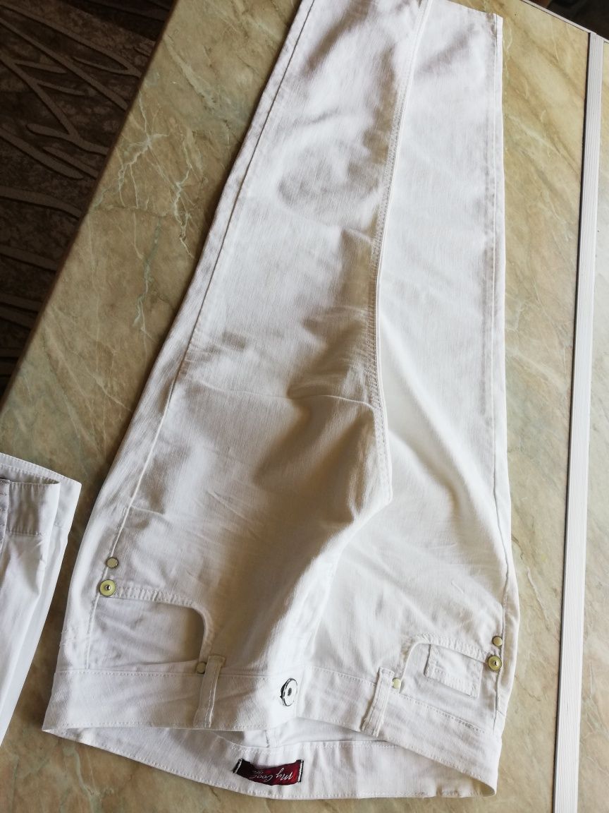 Дамски нови бели панталони