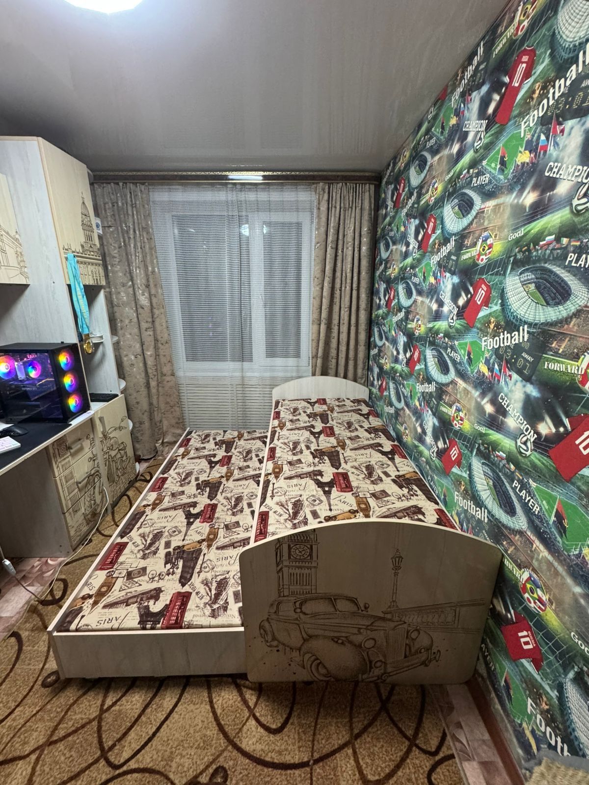Продам кровать в отличном состоянии размер 80*180