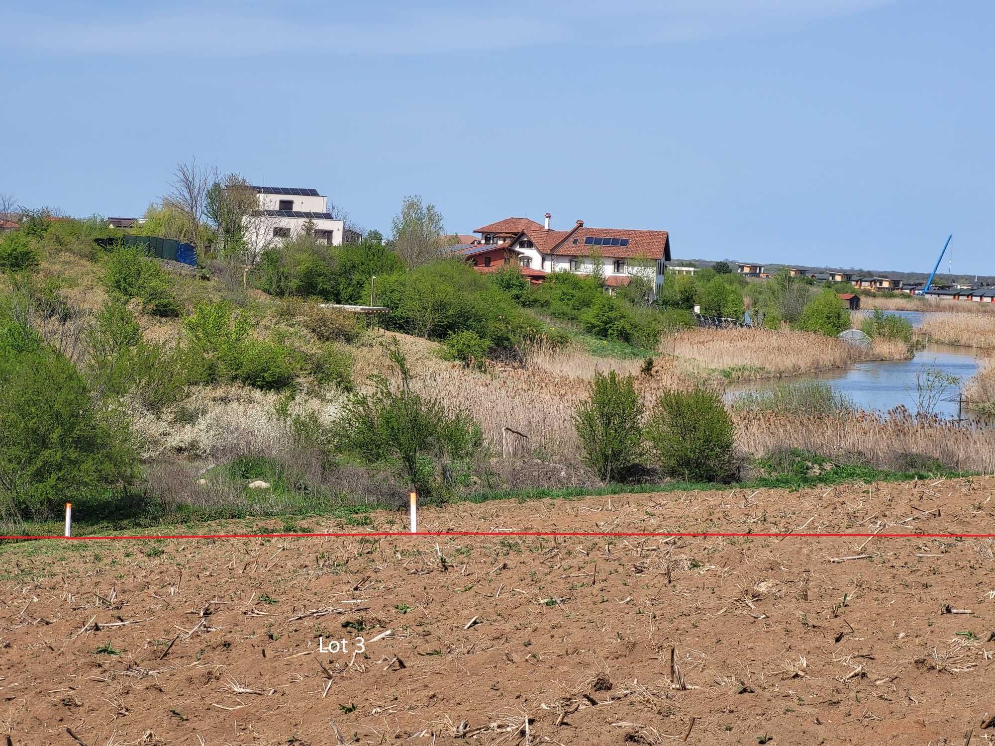 Intravilan vedere la lacul Snagov zona de vile noi