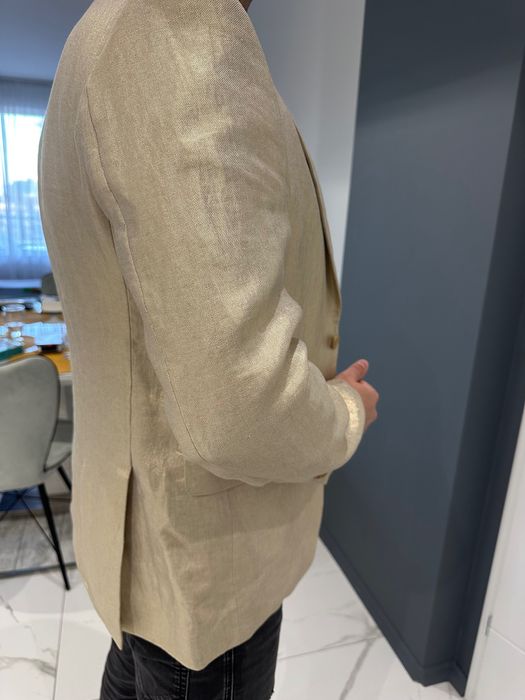 Мъжко ленено сако Bicciani, размер 50 L