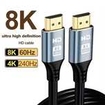 Ултра-Високоскоростен HDTV 8K/60Hz, Кабел JUSTLINK* HDMI 2.1V 48Gbps!!