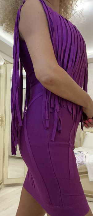 Herve Leger черна и лилава
