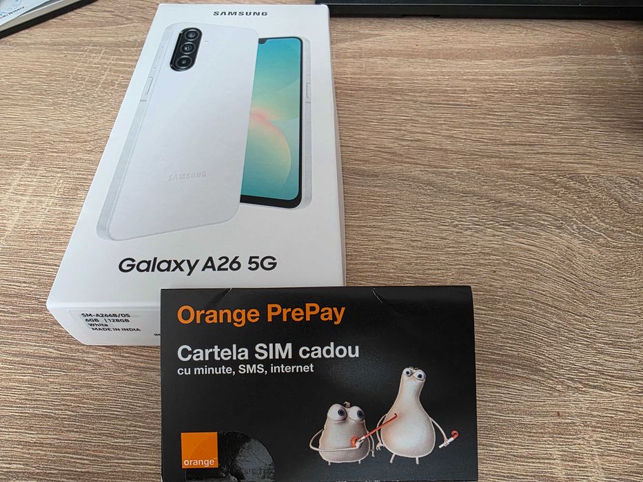Samsung Galaxy A26 5G 128MB White Nou Sigilat