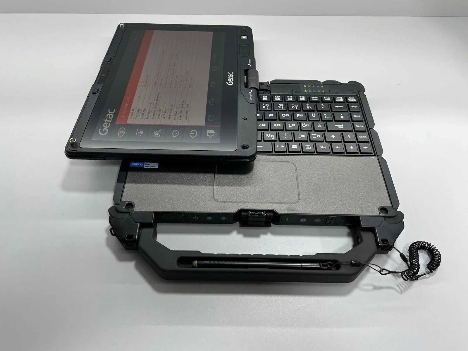 Laptop SH GETAC Fully Rugged i5-5200U 2 SSD 256Gb M2 16GB Ram Touch