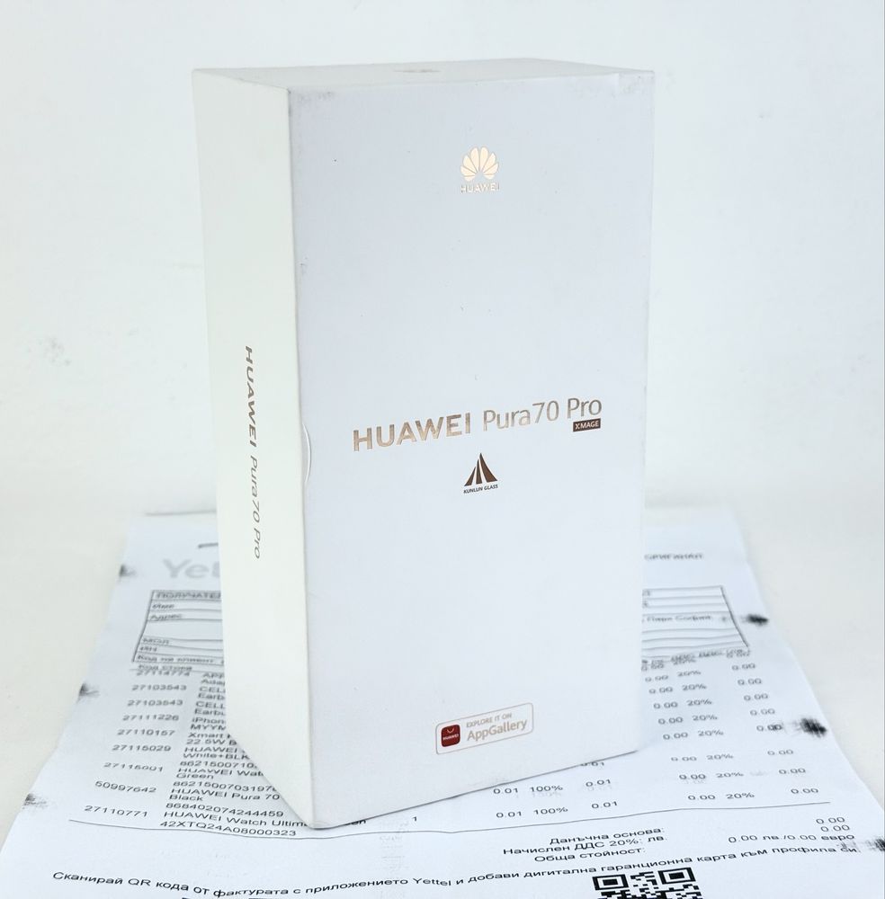НОВ! Huawei Pura 70 Pro 5G 512GB 12RAM Black 3г. Гаранция!