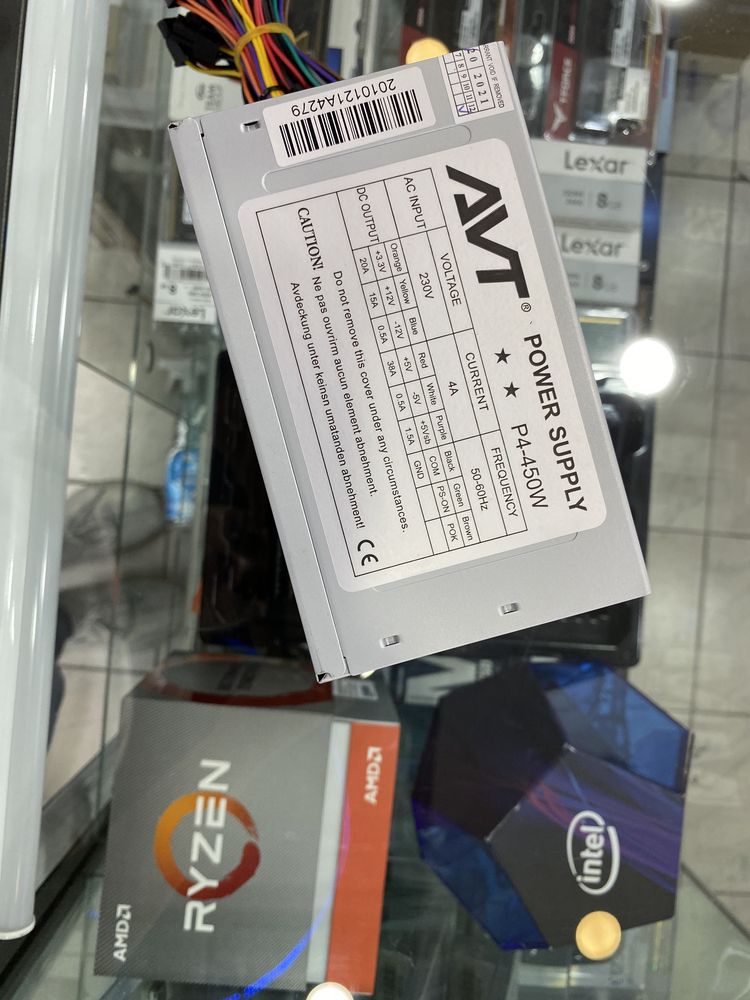 Блок питания Avt 450W новый