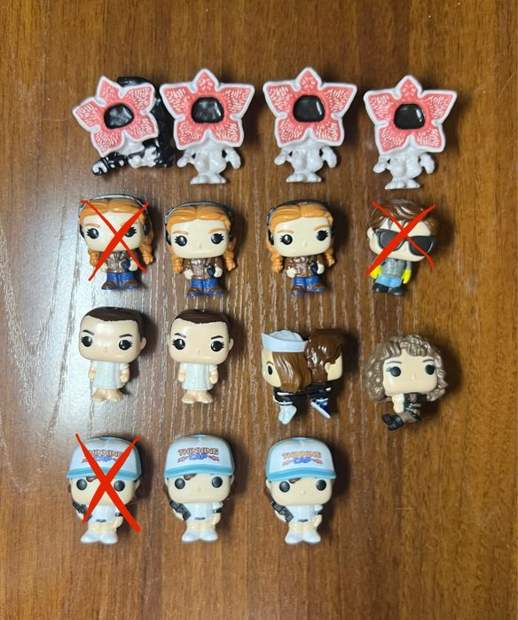 Фигурки очень странные дела Stranger Things kinder joy