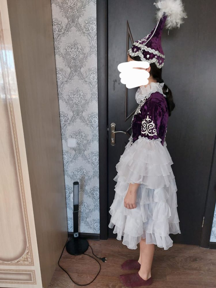 казахское национальное платье на девочку