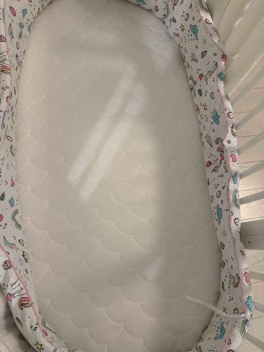 Patut 0-5 ani Stokke Sleepi V3 cu 2 saltele, protectii laterale